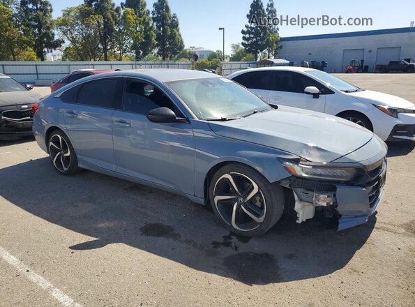 1HGCV1F39NA006050 2022 HONDA ACCORD Gray Front right