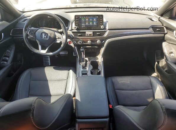 1HGCV1F39NA006050 2022 HONDA ACCORD Gray Dashboard view