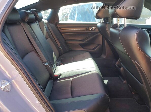 1HGCV1F39NA006050 2022 HONDA ACCORD Gray Rear seats view