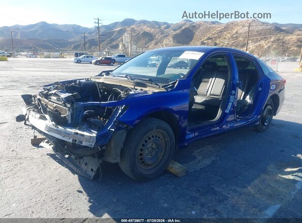 1HGCV1F39NA067396 2022 HONDA ACCORD Blue Առջևի ձախ երեք քառորդ տեսարան