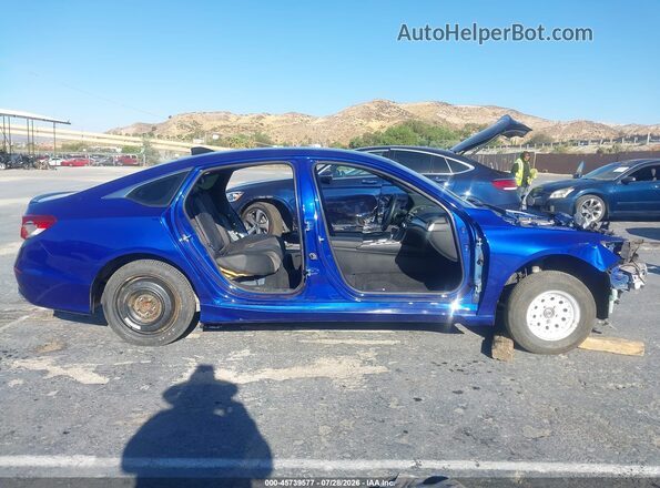 1HGCV1F39NA067396 2022 HONDA ACCORD Blue Սալոնի 360 աստիճան տեսք