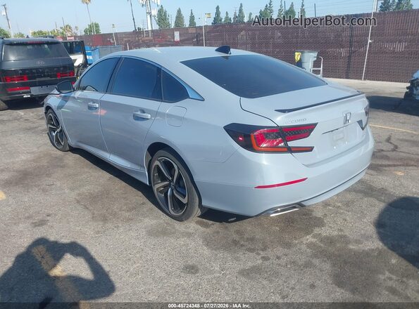 1HGCV1F39NA079161 2022 HONDA ACCORD Light Blue Задня ліва чверть