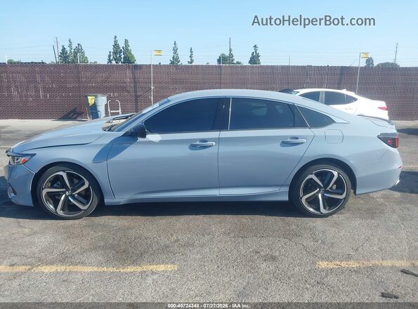 1HGCV1F39NA079161 2022 HONDA ACCORD Light Blue Панорамний вид салону 360°