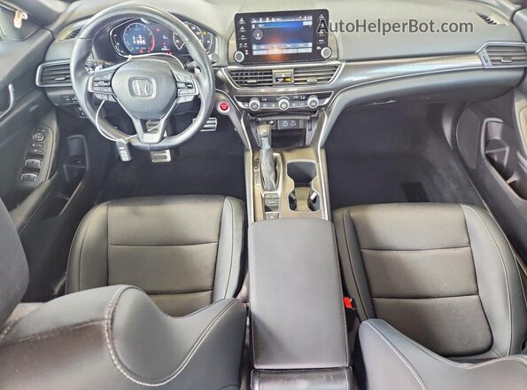 1HGCV1F39NA089852 2022 HONDA ACCORD Blue Widok deski rozdzielczej