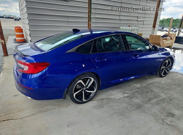 1HGCV1F39NA089852 2022 HONDA ACCORD Blue Tył prawy