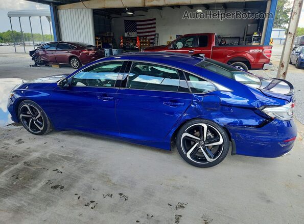 1HGCV1F39NA089852 2022 HONDA ACCORD Blue Tył lewy