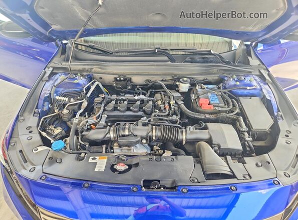 1HGCV1F39NA089852 2022 HONDA ACCORD Blue Widok wnętrza z tyłu