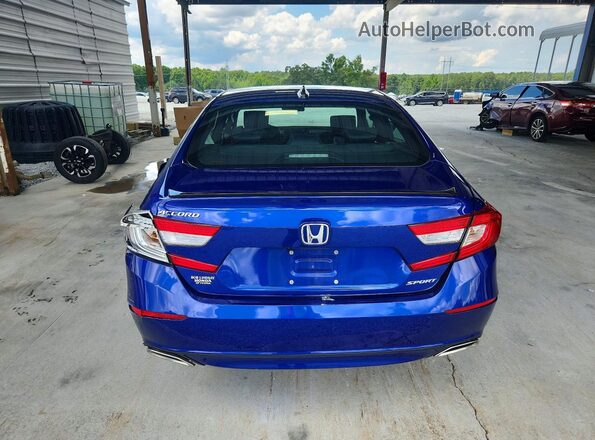 1HGCV1F39NA089852 2022 HONDA ACCORD Blue Widok z tyłu