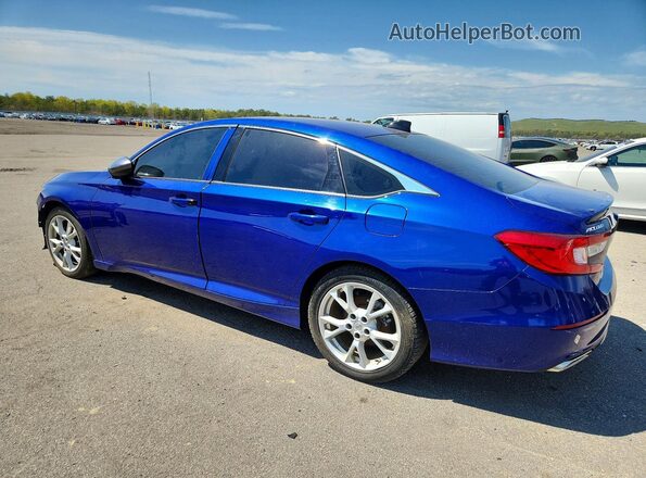 1HGCV1F39NA090614 2022 HONDA ACCORD Blue უკანა მარცხენა