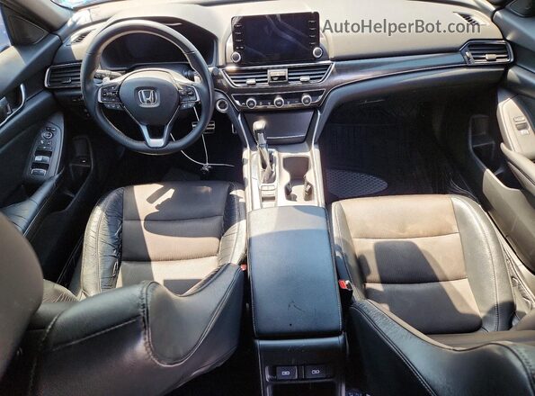 1HGCV1F39NA090614 2022 HONDA ACCORD Blue წინა პანელის ხედი