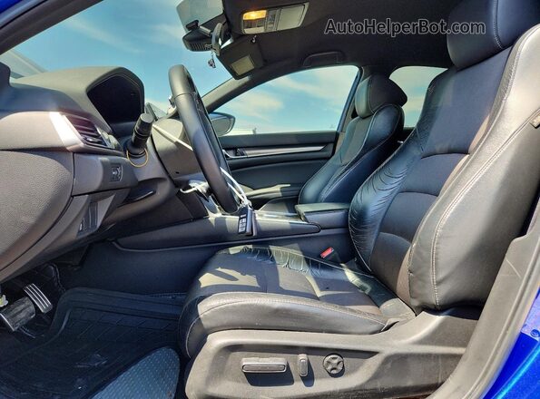 1HGCV1F39NA090614 2022 HONDA ACCORD Blue წინა სალონის ხედი
