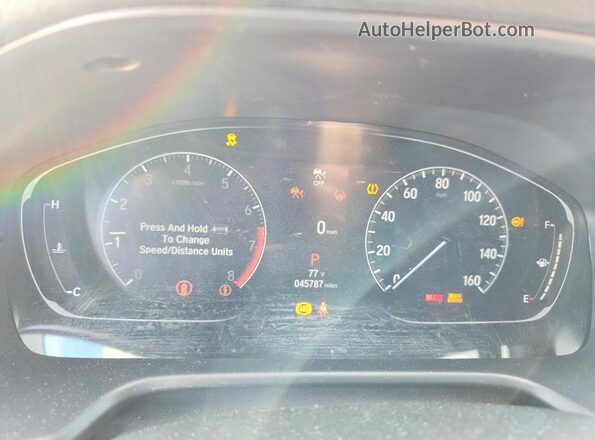 1HGCV1F39NA113079 2022 HONDA ACCORD Синий Вид щитка приборов
