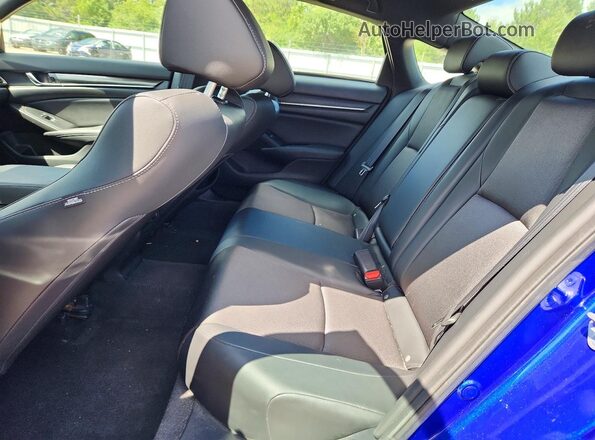 1HGCV1F39NA113079 2022 HONDA ACCORD Синий Вид задних сидений