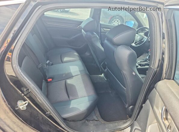 1HGCV1F3XJA068079 2018 HONDA ACCORD Black Rear seats view