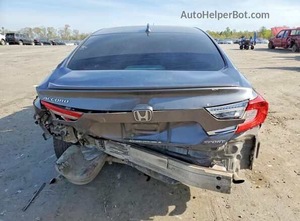 1HGCV1F3XJA097050 2018 HONDA ACCORD Gray Widok z tyłu