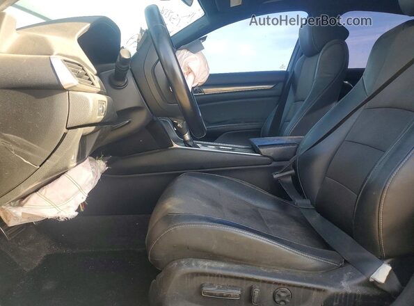 1HGCV1F3XJA103249 2018 HONDA ACCORD Black Front interior view