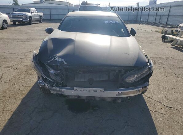 1HGCV1F3XJA103249 2018 HONDA ACCORD Black Front view