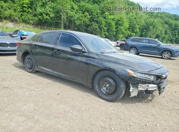 1HGCV1F3XJA148725 2018 HONDA ACCORD Black Front right