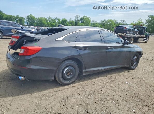 1HGCV1F3XJA148725 2018 HONDA ACCORD Black Rear right