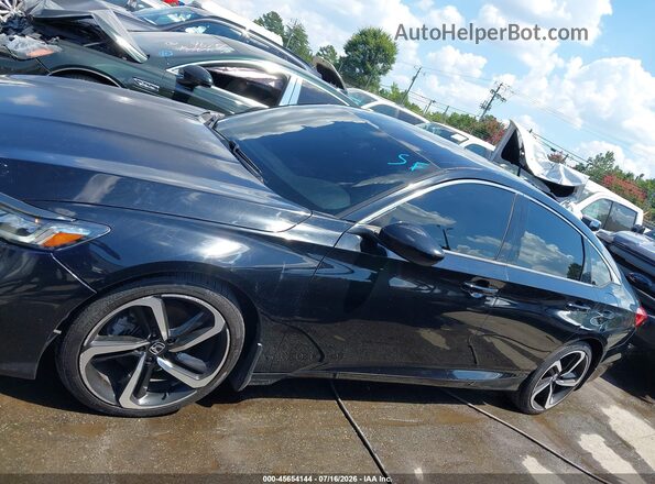 1HGCV1F3XJA158512 2018 HONDA ACCORD Черный Панорамный вид салона 360°