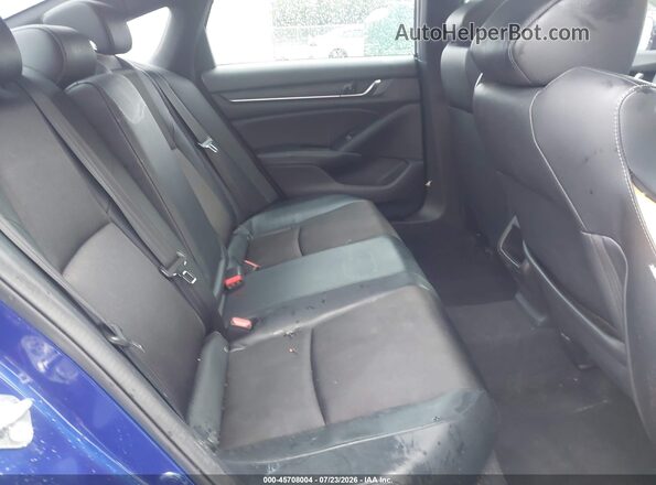 1HGCV1F3XJA210415 2018 HONDA ACCORD Dark Blue VIN sticker view