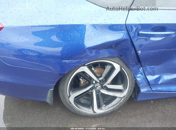 1HGCV1F3XJA210415 2018 HONDA ACCORD Dark Blue 