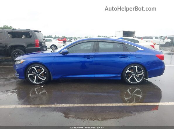 1HGCV1F3XJA210415 2018 HONDA ACCORD Dark Blue 360 interior view