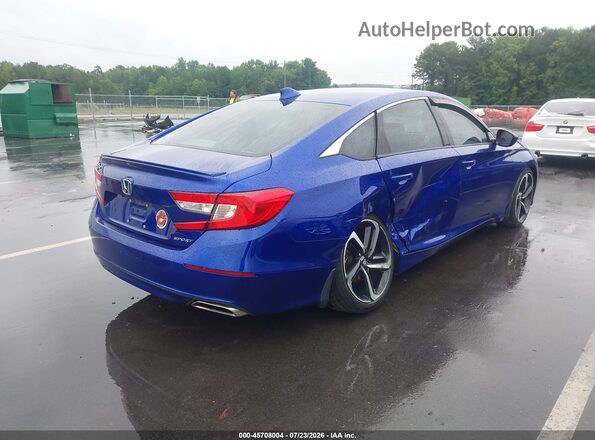 1HGCV1F3XJA210415 2018 HONDA ACCORD Dark Blue Задня права чверть