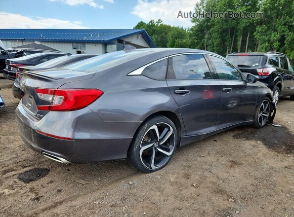 1HGCV1F3XJA215288 2018 HONDA ACCORD Gray Tył prawy