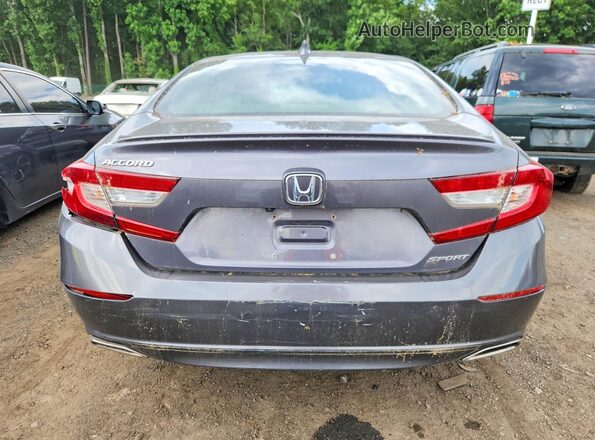 1HGCV1F3XJA215288 2018 HONDA ACCORD Gray Widok z tyłu