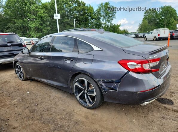 1HGCV1F3XJA215288 2018 HONDA ACCORD Gray Tył lewy