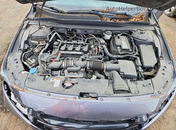 1HGCV1F3XJA215288 2018 HONDA ACCORD Gray Widok wnętrza z tyłu