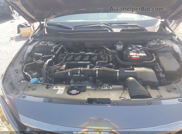 1HGCV1F3XJA243379 2018 HONDA ACCORD Gray Vista trasera