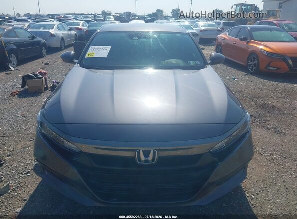 1HGCV1F3XJA243379 2018 HONDA ACCORD Gray Vista del cuadro de instrumentos
