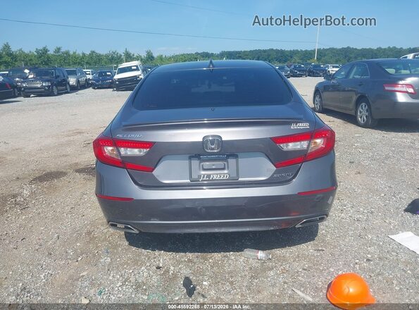 1HGCV1F3XJA243379 2018 HONDA ACCORD Gray 