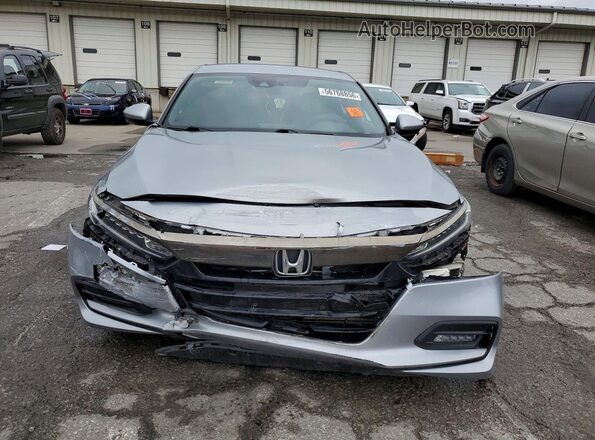 1HGCV1F3XKA028733 2019 HONDA ACCORD Silver Widok z przodu