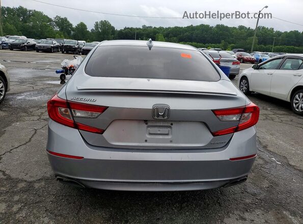 1HGCV1F3XKA028733 2019 HONDA ACCORD Silver Widok z tyłu