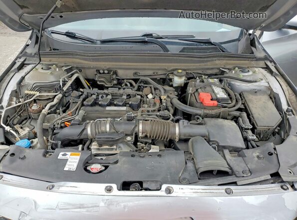 1HGCV1F3XKA028733 2019 HONDA ACCORD Silver Widok wnętrza z tyłu