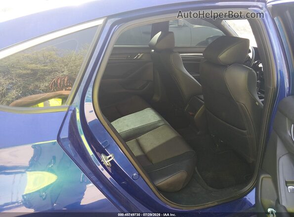 1HGCV1F3XKA093968 2019 HONDA ACCORD Blue VIN sticker view