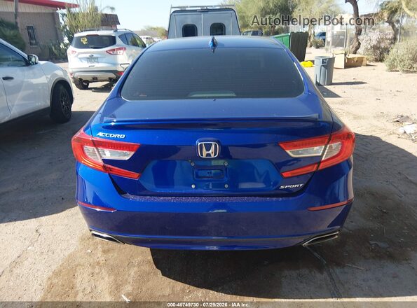 1HGCV1F3XKA093968 2019 HONDA ACCORD Blue 