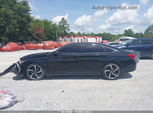 1HGCV1F3XKA136835 2019 HONDA ACCORD Black Սալոնի 360 աստիճան տեսք