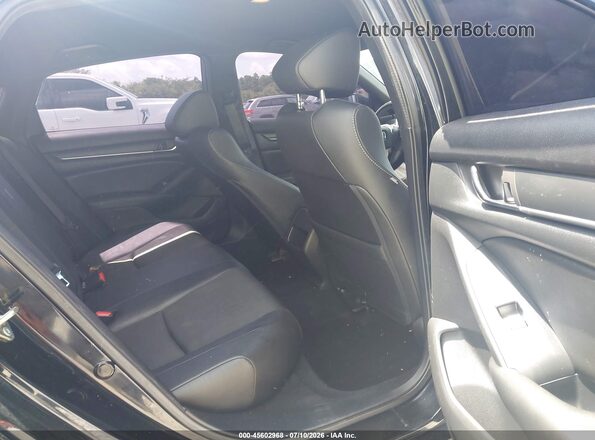 1HGCV1F3XKA136835 2019 HONDA ACCORD Black VIN կոդի պիտակի տեսք