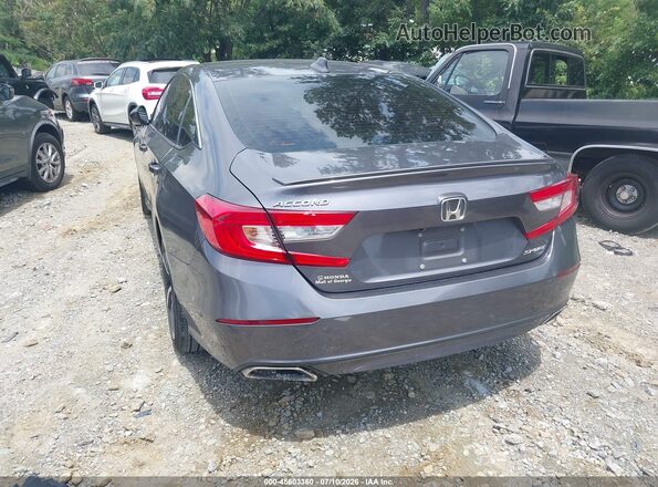 1HGCV1F3XKA142036 2019 HONDA ACCORD Gray უკანა მარცხენა