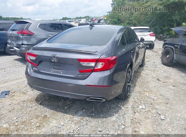 1HGCV1F3XKA142036 2019 HONDA ACCORD Gray უკანა მარჯვენა