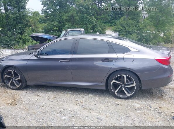 1HGCV1F3XKA142036 2019 HONDA ACCORD Gray სალონის 360-გრადუსიანი ხედი