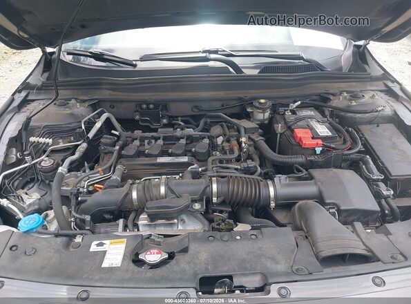 1HGCV1F3XKA142036 2019 HONDA ACCORD Gray უკანა ხედი