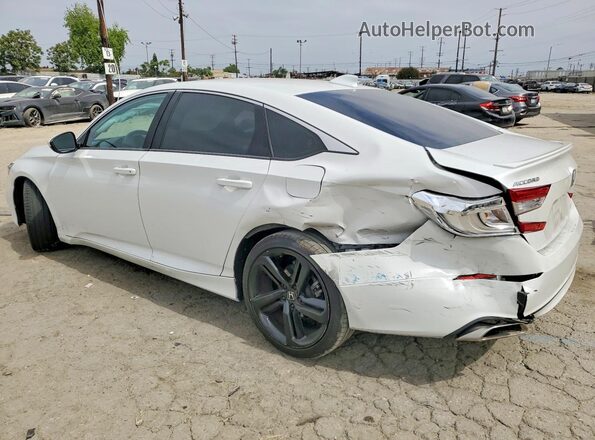 1HGCV1F3XLA018656 2020 HONDA ACCORD White Հետևի ձախ