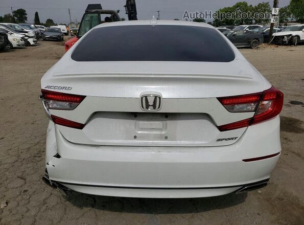 1HGCV1F3XLA018656 2020 HONDA ACCORD White Հետևի տեսք