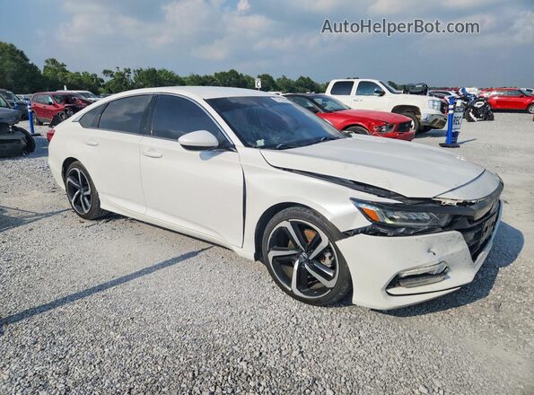 1HGCV1F3XLA071440 2020 HONDA ACCORD White Front right