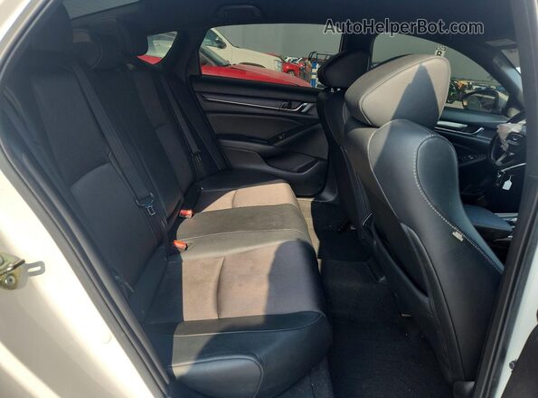 1HGCV1F3XLA071440 2020 HONDA ACCORD White Rear seats view